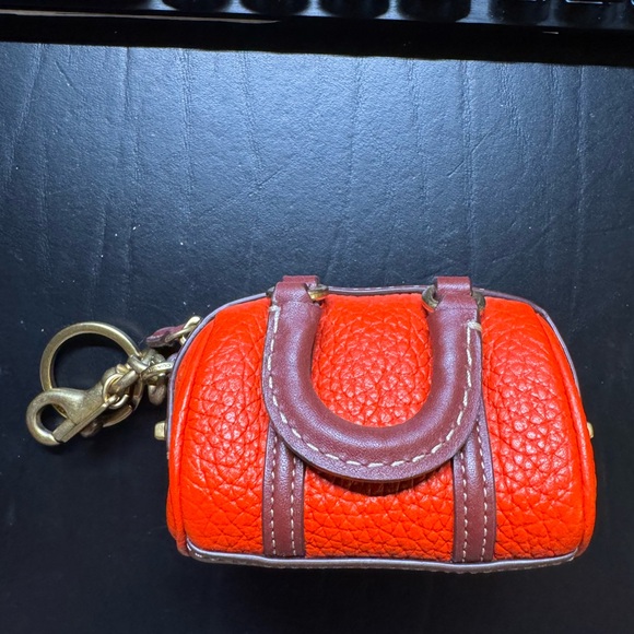 Coach mini Ruby Satchel Bag Charm in Colorblock - Picture 2 of 7